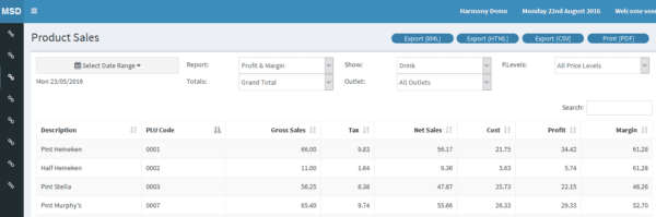 MSD Cloud Reporting