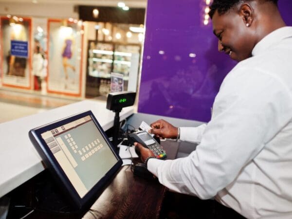 taking card payment in retail environment